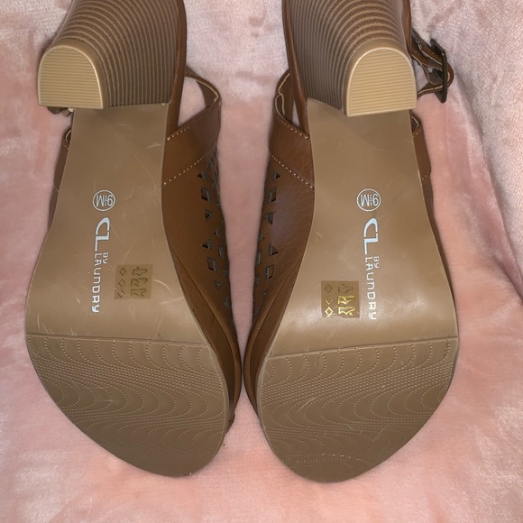 Chinese Laundry Brown Peep toe Size 9.5M - Picture 2 of 4